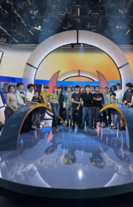Sortie RTS, plateau jeu télévisé